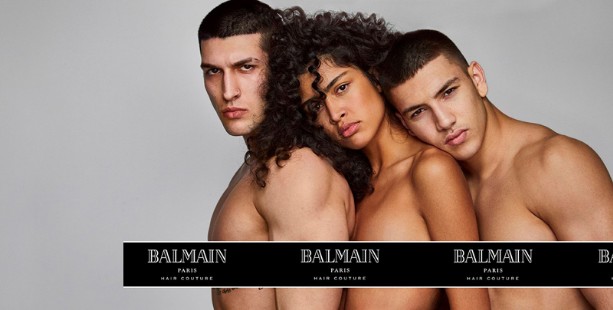 Werbefoto Herrenfrisur Balmain